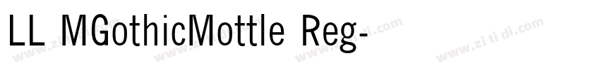 LL MGothicMottle Reg字体转换